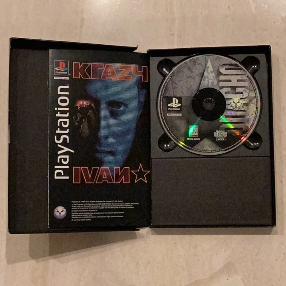 Krazy Ivan PlayStation Long Box PS1 Game PS1 CIB Tested